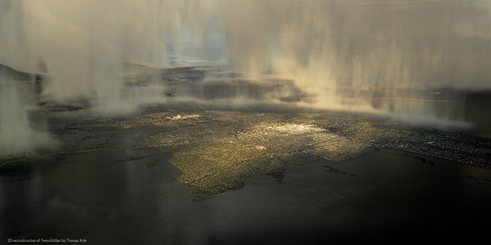 Lago vista aerea